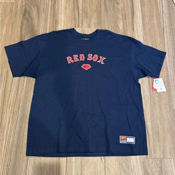 Nike Navy Red Sox Short Sleeve Tee. Men’s Size XXL. New With Tags - NWT - Picture 1 of 9